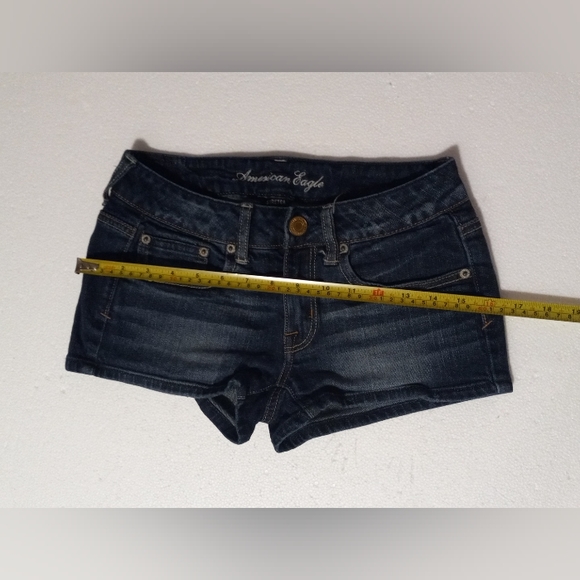 American Eagle Denim Woman shorts Stretch Size 2 - Picture 4 of 8